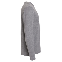 LAT Men's Fine Jersey Long Sleeve Tee, Granite Heather / Granite Heather, Right Sleeve view