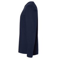 LAT Men's Fine Jersey Long Sleeve Tee, Navy / Navy, Left Sleeve view