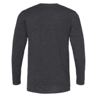 LAT Men's Fine Jersey Long Sleeve Tee, Vintage Smoke / Vintage Smoke, Back view