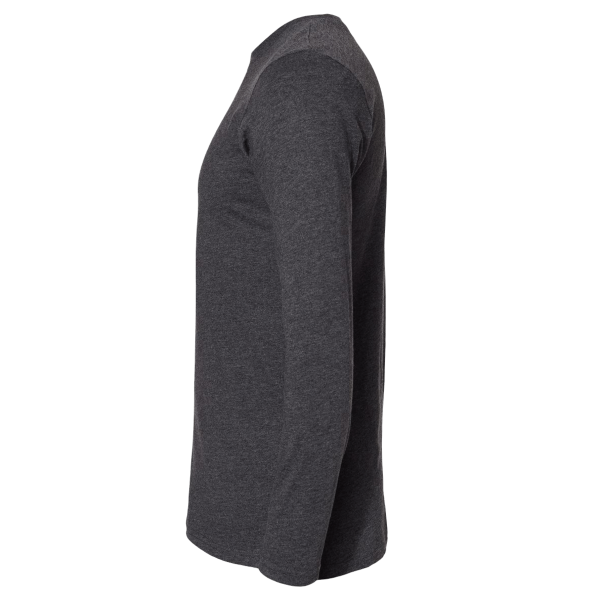 LAT Men's Fine Jersey Long Sleeve Tee, Vintage Smoke / Vintage Smoke, Left Sleeve view