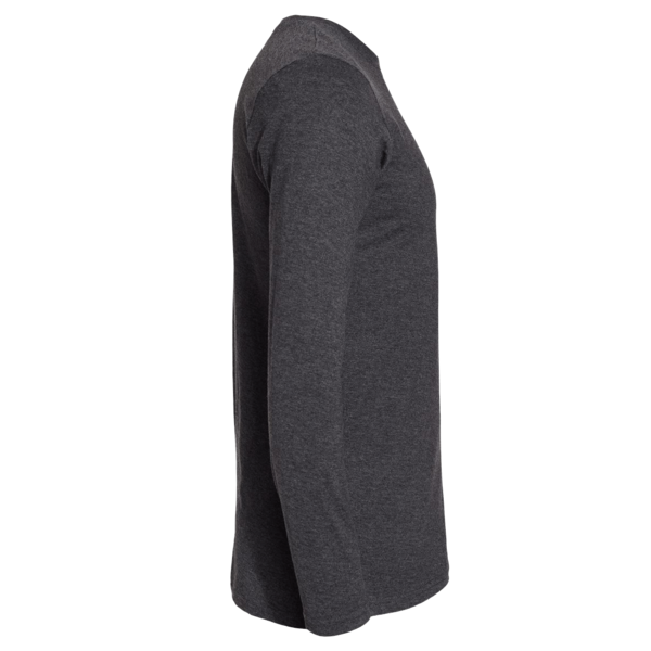 LAT Men's Fine Jersey Long Sleeve Tee, Vintage Smoke / Vintage Smoke, Right Sleeve view