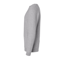 LAT Unisex Elevated Fleece Crewneck Sweatshirt, Heather, Left Sleeve view