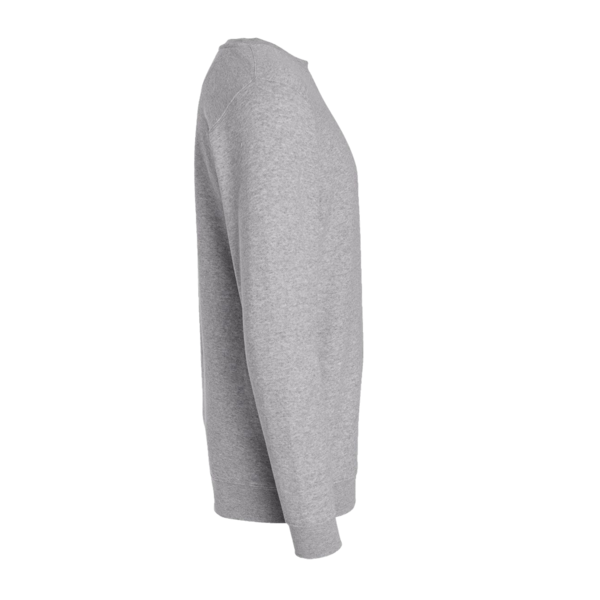 LAT Unisex Elevated Fleece Crewneck Sweatshirt, Heather, Right Sleeve view