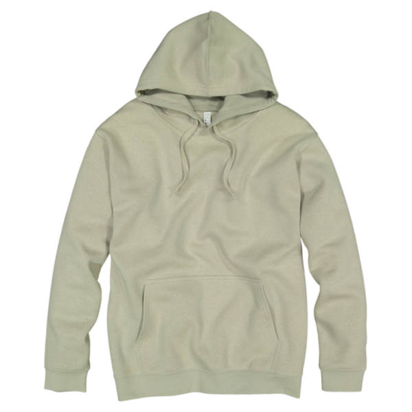 LAT Unisex Elevated Fleece Hoodie Sweatshirt, Hazel, Front view
