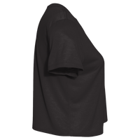LAT Women's Boxy Tee, Black Leopard, Right Sleeve view