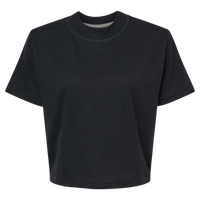 LAT Women's Boxy Tee, Blended Black, Front view