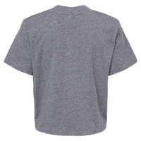 LAT Women's Boxy Tee, Granite Heather, Back view