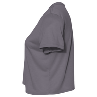 LAT Women's Boxy Tee, Granite Heather, Left Sleeve view