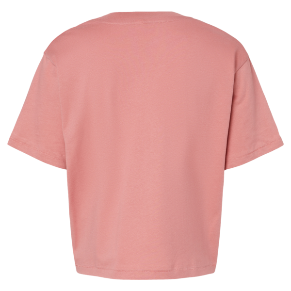LAT Women's Boxy Tee, Mauvelous, Back view