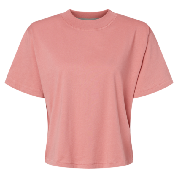 LAT Women's Boxy Tee, Mauvelous, Front view