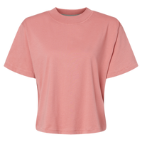 LAT Women's Boxy Tee, Mauvelous, Front view