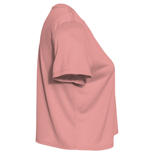 LAT Women's Boxy Tee, Mauvelous, Right Sleeve view