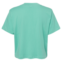 LAT Women's Boxy Tee, Saltwater, Back view