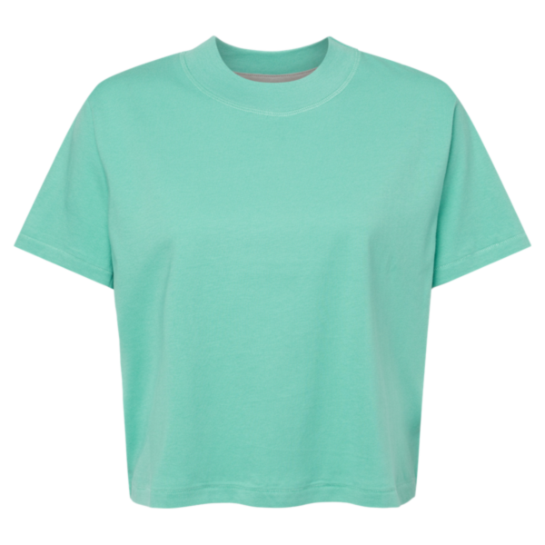 LAT Women's Boxy Tee, Saltwater, Front view