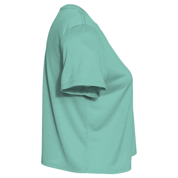 LAT Women's Boxy Tee, Saltwater, Right Sleeve view
