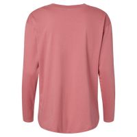 LAT Women's Fine Jersey Long Sleeve Tee, Mauvelous, Back view