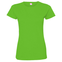 LAT Women's Fine Jersey Tee, Apple / Apple, Front view