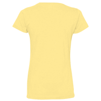 LAT Women's Fine Jersey Tee, Butter / Butter, Back view