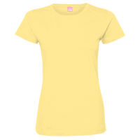 LAT Women's Fine Jersey Tee, Butter / Butter, Front view