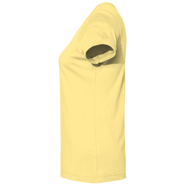 LAT Women's Fine Jersey Tee, Butter / Butter, Left Sleeve view