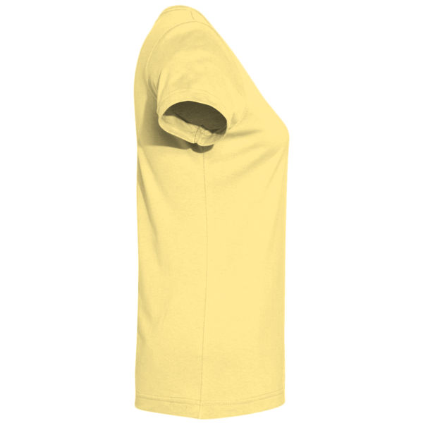 LAT Women's Fine Jersey Tee, Butter / Butter, Right Sleeve view