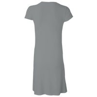 LAT Women's Fine Jersey V-Neck Coverup, Granite Heather, Back view