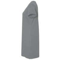 LAT Women's Fine Jersey V-Neck Coverup, Granite Heather, Left Sleeve view