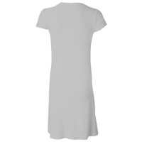 LAT Women's Fine Jersey V-Neck Coverup, Heather, Back view