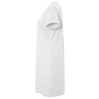 LAT Women's Fine Jersey V-Neck Coverup, White, Left Sleeve view