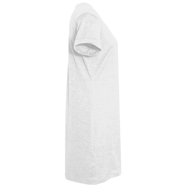 LAT Women's Fine Jersey V-Neck Coverup, White, Right Sleeve view
