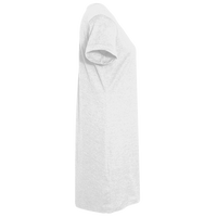 LAT Women's Fine Jersey V-Neck Coverup, White, Right Sleeve view