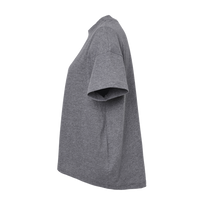 LAT Women's Hi-Lo Tee, Granite Heather, Left Sleeve view