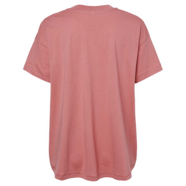 LAT Women's Hi-Lo Tee, Mauvelous, Back view