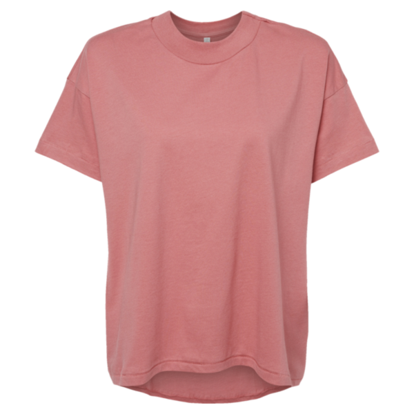 LAT Women's Hi-Lo Tee, Mauvelous, Front view