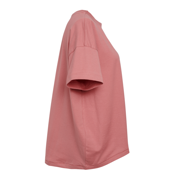 LAT Women's Hi-Lo Tee, Mauvelous, Right Sleeve view