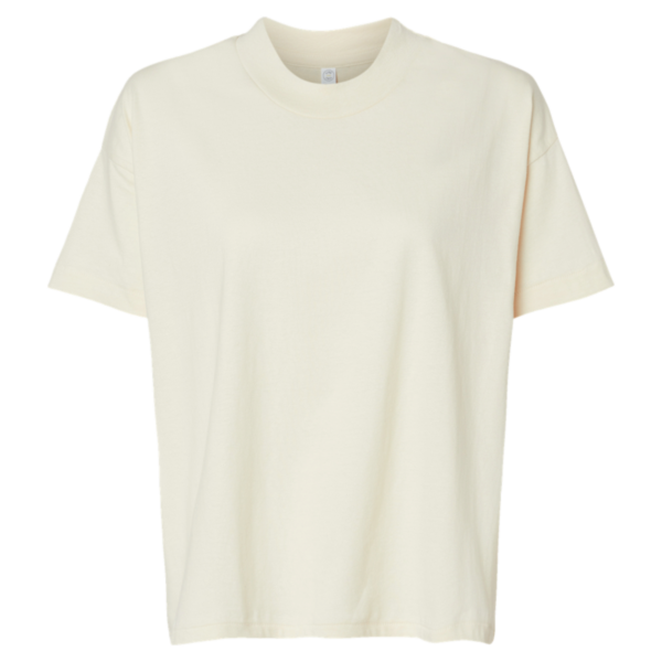 LAT Women's Hi-Lo Tee, Natural, Front view