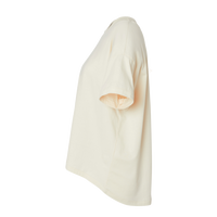 LAT Women's Hi-Lo Tee, Natural, Left Sleeve view