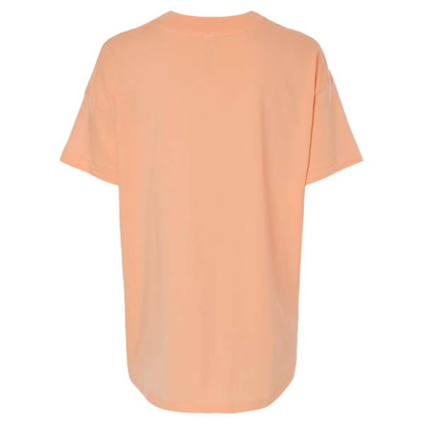 LAT Women's Hi-Lo Tee, Peachy, Back view
