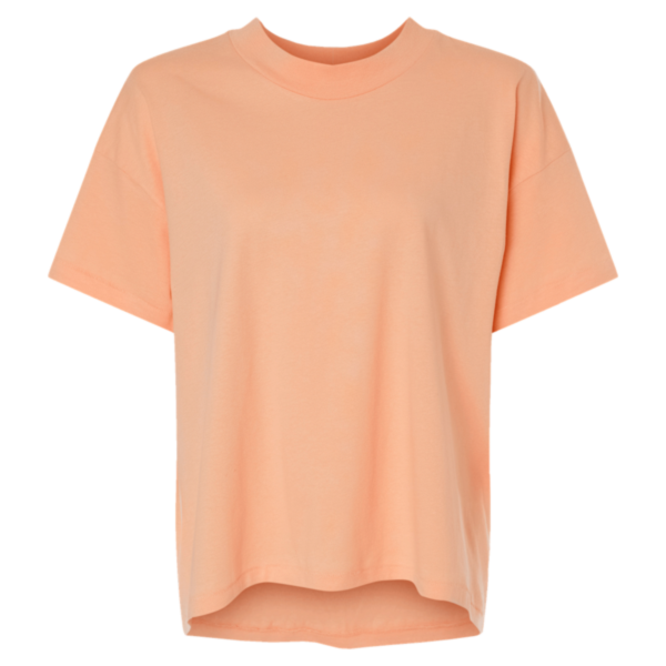 LAT Women's Hi-Lo Tee, Peachy, Front view