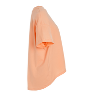 LAT Women's Hi-Lo Tee, Peachy, Right Sleeve view
