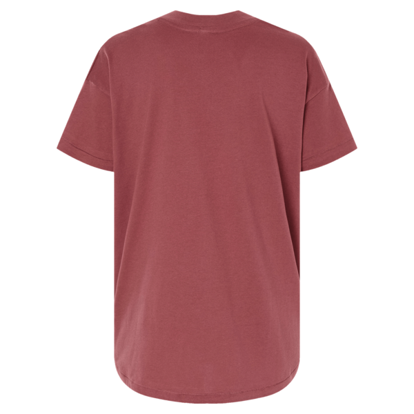 LAT Women's Hi-Lo Tee, Rouge, Back view