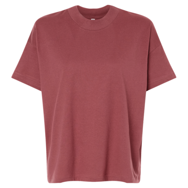 LAT Women's Hi-Lo Tee, Rouge, Front view