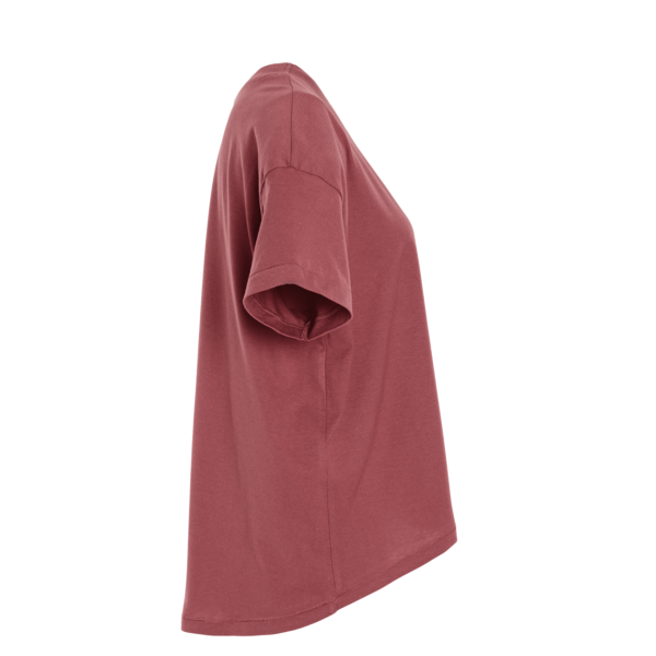 LAT Women's Hi-Lo Tee, Rouge, Right Sleeve view