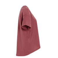 LAT Women's Hi-Lo Tee, Rouge, Right Sleeve view