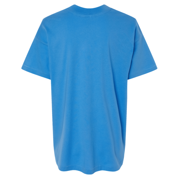 LAT Women's Hi-Lo Tee, Tradewind, Back view