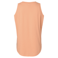 LAT Women's Relaxed Fine Jersey Tank, Peachy, Back view