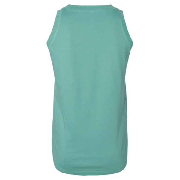 LAT Women's Relaxed Fine Jersey Tank, Saltwater, Back view