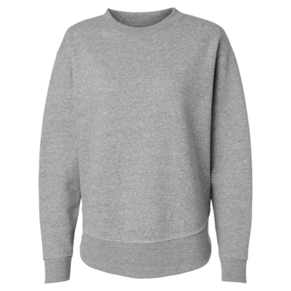 LAT Women's Weekend Fleece Crewneck Sweatshirt, Heather, Front view