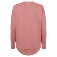 LAT Women's Weekend Fleece Crewneck Sweatshirt, Mauvelous, Back view