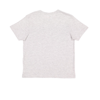 LAT Youth Fine Jersey Tee, Ash / Ash, Back view